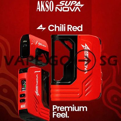 AKSO-SUPA-NOVA-PRO-12000-BATTERY-DEVICE-COLOR-CHILLI-RED-SINGAPORE-VAPEGOSG