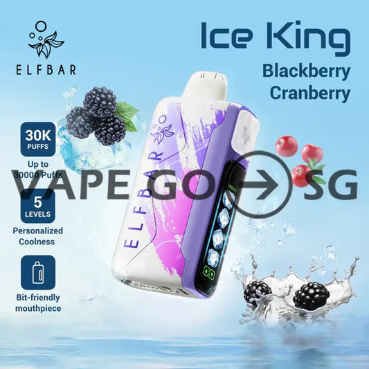 ELFBAR-ICE-KING-30000-DISPOSABLE-BLACKBERRY-CRANBERRY-SINGAPORE-VAPEGOSG