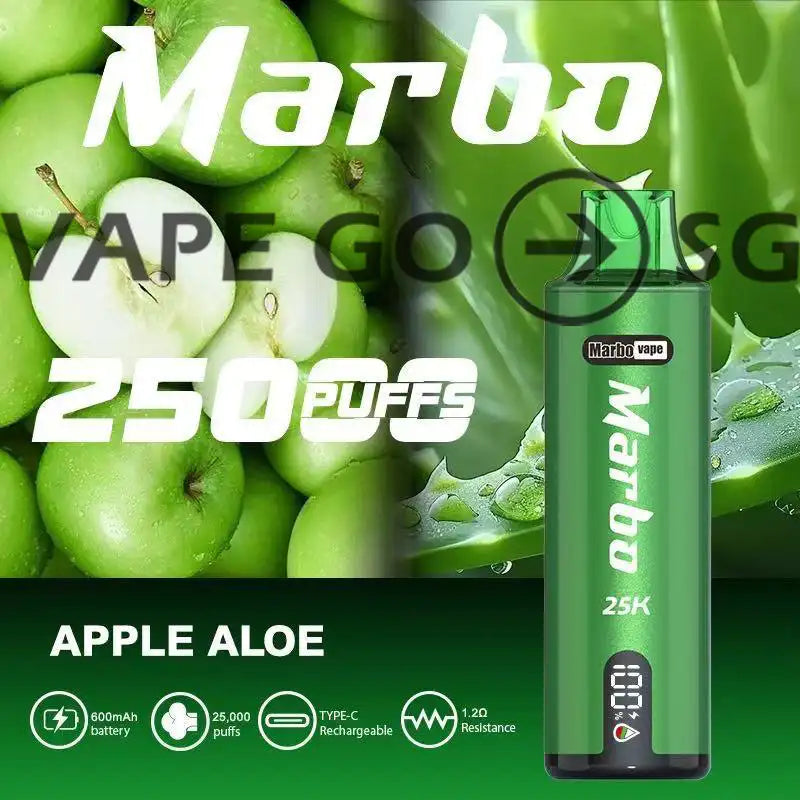 MARBO-25000-DISPOSABLE-Apple-Aloe-FLAVOUR-SINGAPORE-VAPEGOSG
