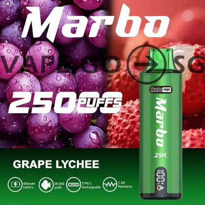 MARBO-25000-DISPOSABLE-grape-lychee-FLAVOUR-SINGAPORE-VAPEGOSG