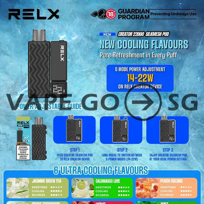 RELX-CREATOR-22000-BATTERY-DEVICE-DISPOSABLE-SINGAPORE-VAPEGOSG