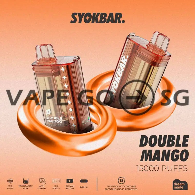 SYOKBAR-15000-DISPOSABLE-double-mango-SINGAPORE-VAPEGOSG