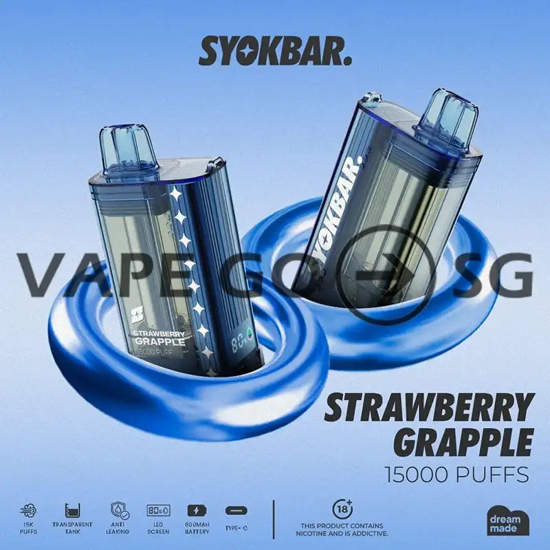 SYOKBAR-15000-DISPOSABLE-strawberry-grapple-SINGAPORE-VAPEGOSG